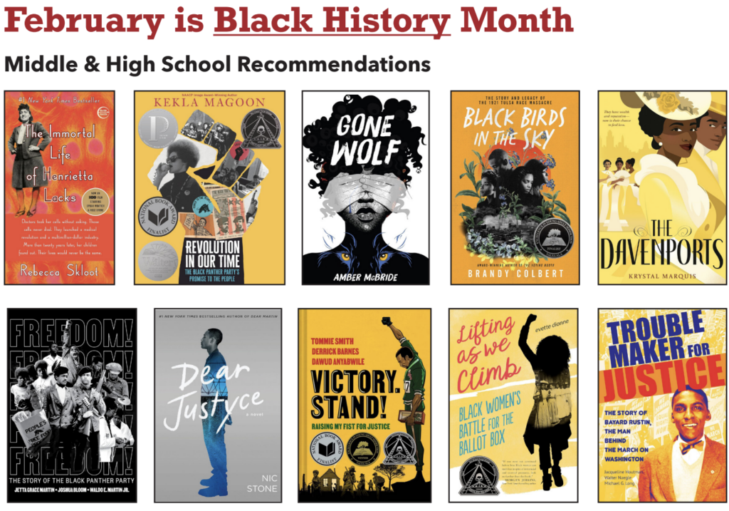 Black History Month book recommendations